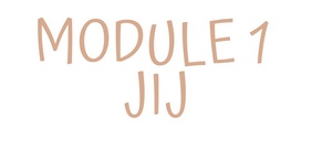 Module 1: Jij
